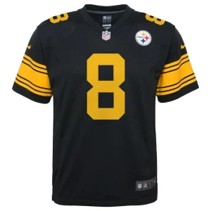 Kenny pickett pittsburgh steelers nike youth game jersey Black Yth M