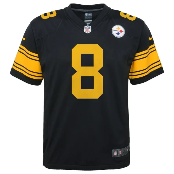 Kenny pickett pittsburgh steelers nike youth game jersey Black Yth M