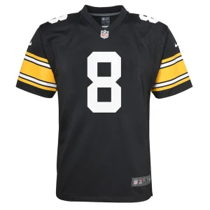 Kenny pickett pittsburgh steelers nike youth game jersey Black Yth M