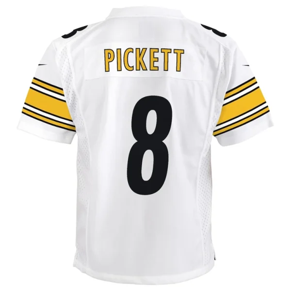 Kenny pickett pittsburgh steelers nike youth game jersey White Yth L
