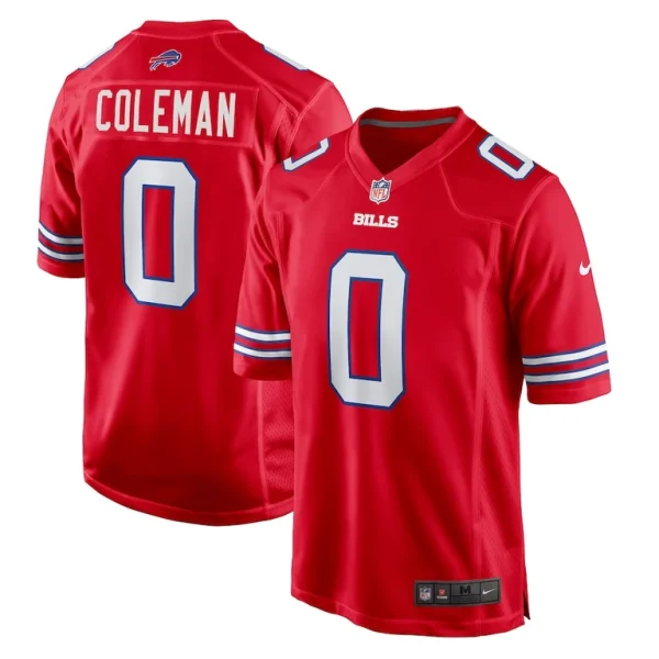 Keon coleman buffalo bills nike alternate game jersey Red