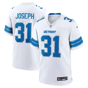 Kerby joseph detroit lions nike game jersey White