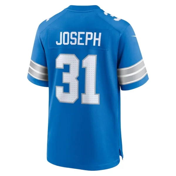 Kerby joseph detroit lions nike team game jersey Blue L