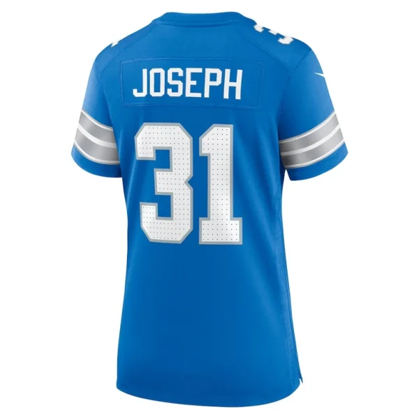 Kerby joseph detroit lions nike womens team game jersey Blue L