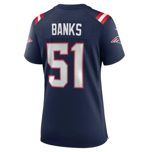 Keshawn banks new england patriots nike womens game jersey Navy L