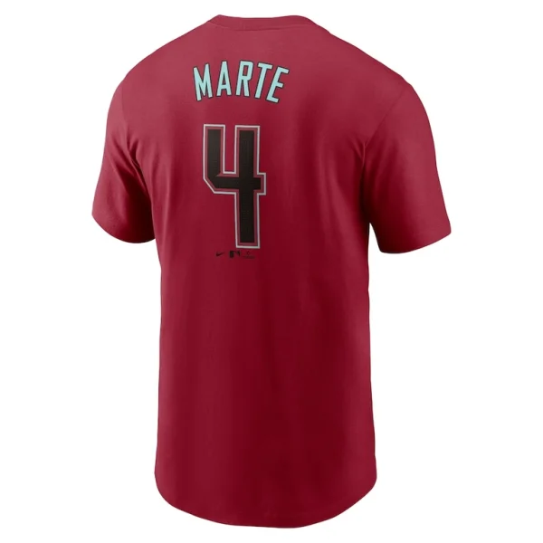 Ketel marte arizona diamondbacks nike fuse name number t shirt Red L
