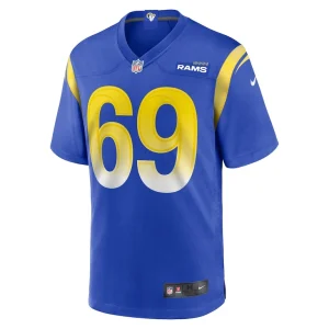 Kevin dotson los angeles rams nike game jersey Royal M
