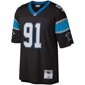 Kevin greene carolina panthers mitchell ness big tall 1996 retired player replica jersey Black 3XB