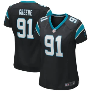 Kevin greene carolina panthers nike womens game retired player jersey Black