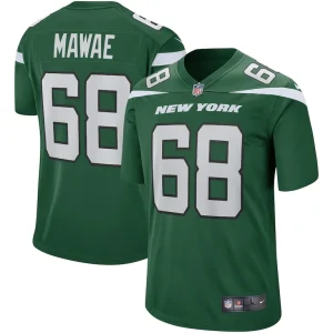 Kevin mawae new york jets nike game retired player jersey Gotham green