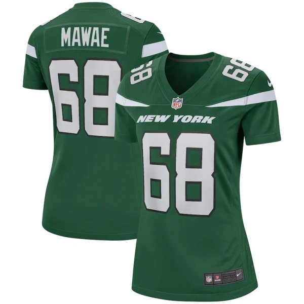 Kevin mawae new york jets nike womens game retired player jersey Gotham green