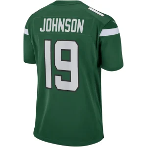 Keyshawn johnson new york jets nike game retired player jersey Gotham green L