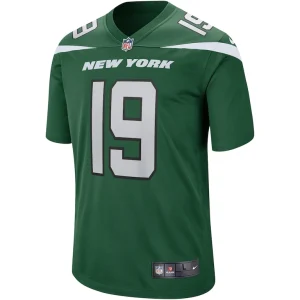 Keyshawn johnson new york jets nike game retired player jersey Gotham green M