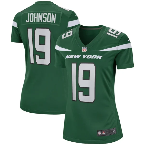 Keyshawn johnson new york jets nike womens game retired player jersey Gotham green