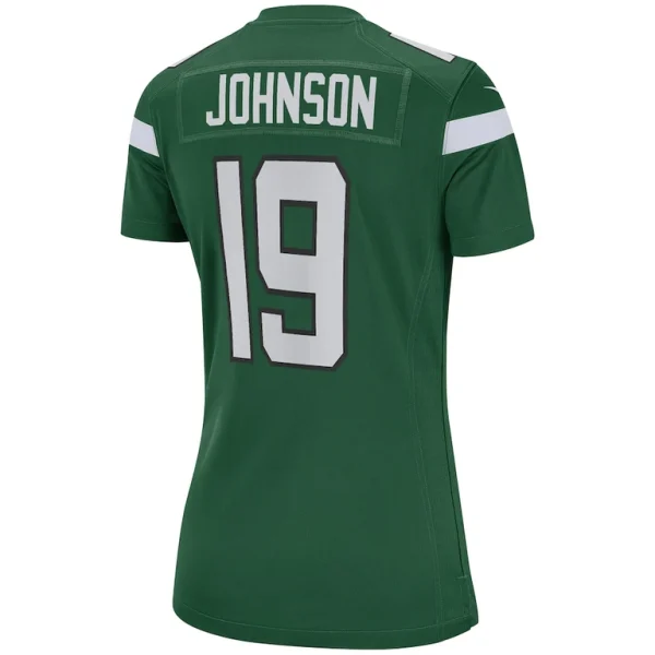 Keyshawn johnson new york jets nike womens game retired player jersey Gotham green L
