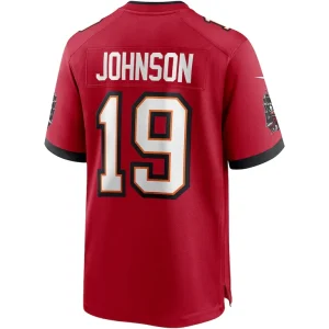 Keyshawn johnson tampa bay buccaneers nike game retired player jersey Red L