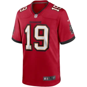 Keyshawn johnson tampa bay buccaneers nike game retired player jersey Red M