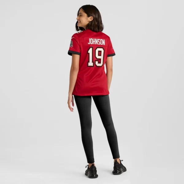 Keyshawn johnson tampa bay buccaneers nike womens game retired player jersey Red 2XL