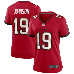 Keyshawn johnson tampa bay buccaneers nike womens game retired player jersey Red