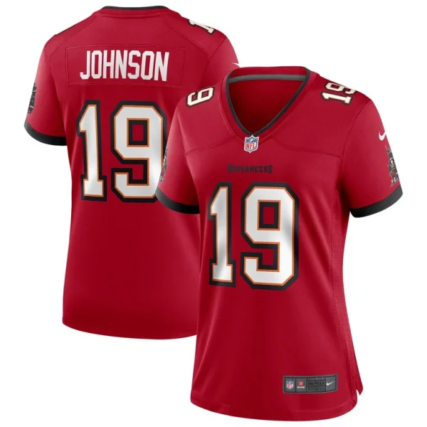 Keyshawn johnson tampa bay buccaneers nike womens game retired player jersey Red