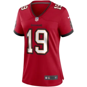 Keyshawn johnson tampa bay buccaneers nike womens game retired player jersey Red M