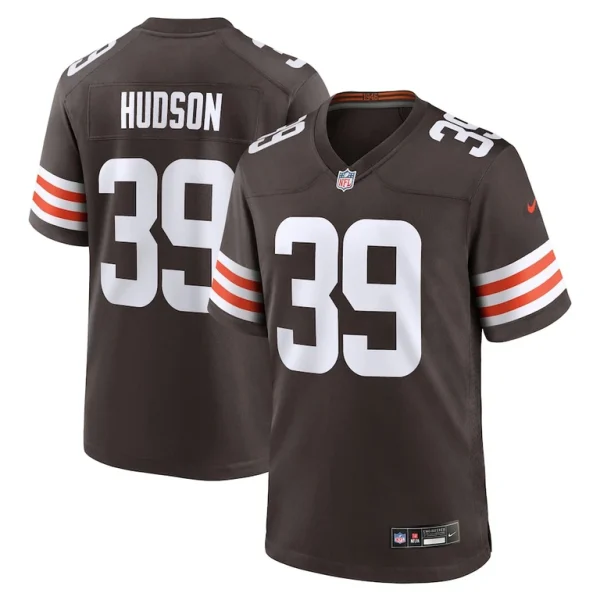 Khaleke hudson cleveland browns nike team game jersey Brown