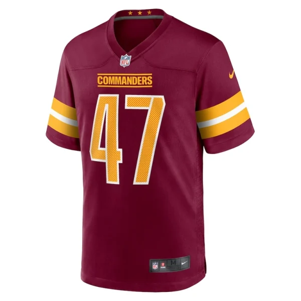 Khaleke hudson washington commanders nike game jersey Burgundy M