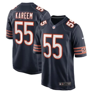 Khalid kareem chicago bears nike team game jersey Navy