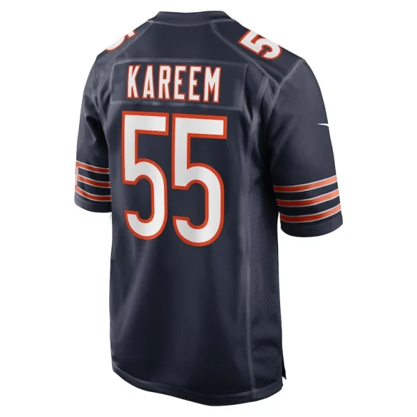 Khalid kareem chicago bears nike team game jersey Navy L