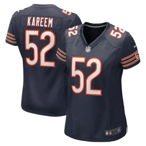 Khalid kareem chicago bears nike womens team game jersey Navy