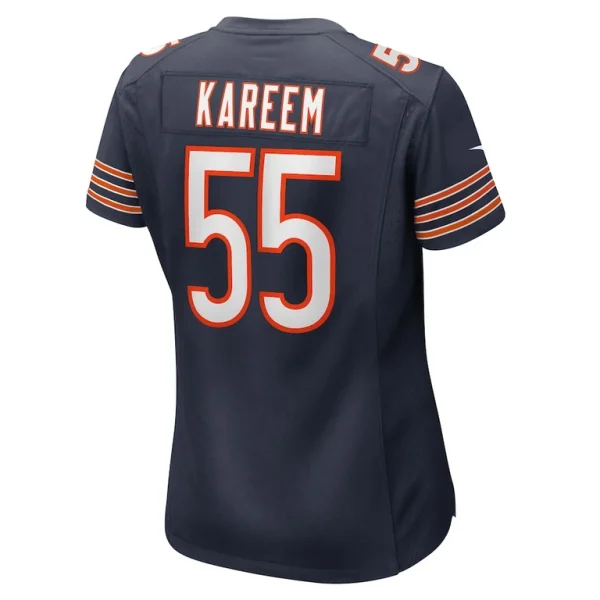 Khalid kareem chicago bears nike womens team game jersey Navy L