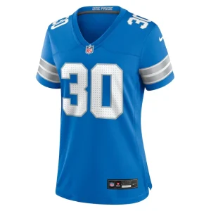 Khalil dorsey detroit lions nike womens team game jersey Blue M