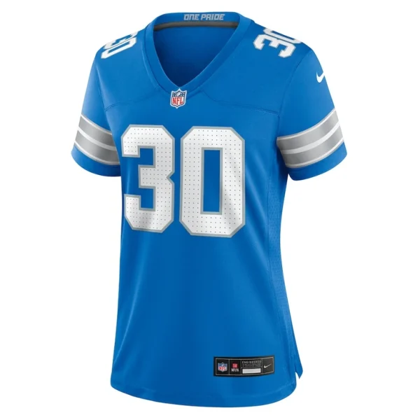 Khalil dorsey detroit lions nike womens team game jersey Blue M