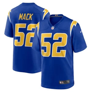 Khalil mack los angeles chargers nike alternate game jersey Royal