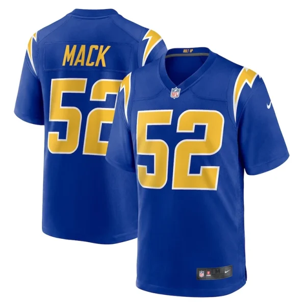 Khalil mack los angeles chargers nike alternate game jersey Royal