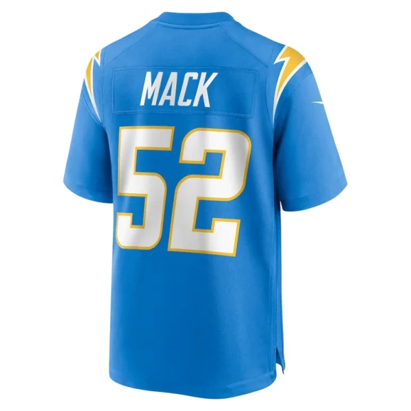 Khalil mack los angeles chargers nike game jersey Powder blue L