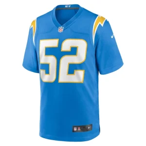 Khalil mack los angeles chargers nike game jersey Powder blue M