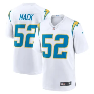 Khalil mack los angeles chargers nike game jersey White