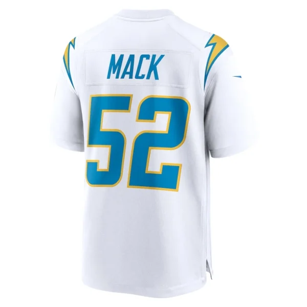 Khalil mack los angeles chargers nike game jersey White L