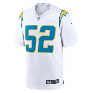 Khalil mack los angeles chargers nike game jersey White M