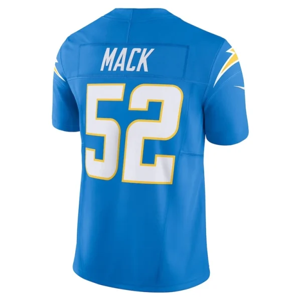 Khalil mack los angeles chargers nike vapor f.u.s.e. limited jersey Powder blue L