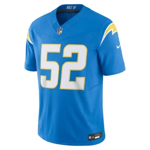 Khalil mack los angeles chargers nike vapor f.u.s.e. limited jersey Powder blue M