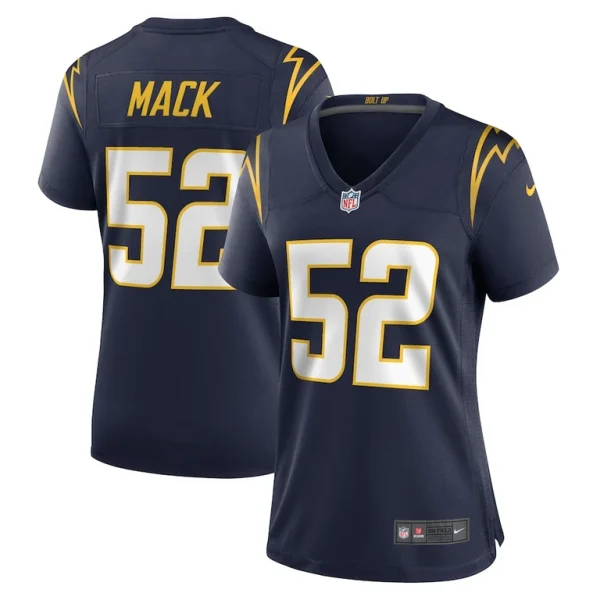 Khalil mack los angeles chargers nike womens alternate game jersey Navy