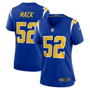 Khalil mack los angeles chargers nike womens alternate game jersey Royal