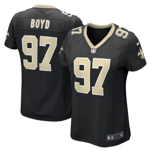 Khristian boyd new orleans saints nike womens game jersey Black