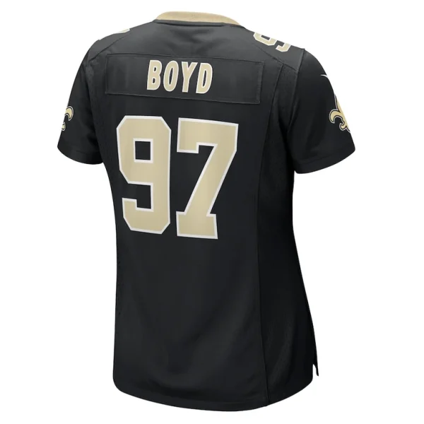 Khristian boyd new orleans saints nike womens game jersey Black L