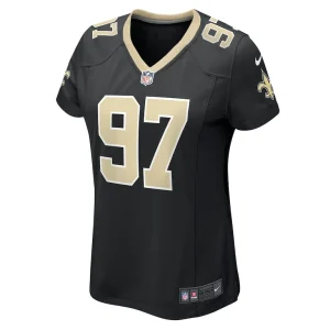 Khristian boyd new orleans saints nike womens game jersey Black M