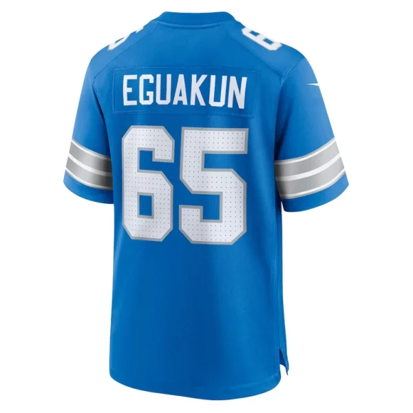 Kingsley eguakun detroit lions nike game jersey Blue L