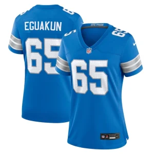 Kingsley eguakun detroit lions nike womens game jersey Blue