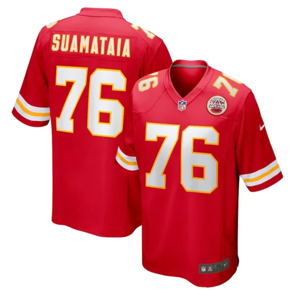 Kingsley suamataia kansas city chiefs nike game jersey Red